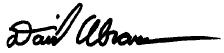 David Abrams Signature